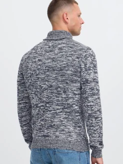BLEND Herren Rollkragenpullover - BHDami in blau