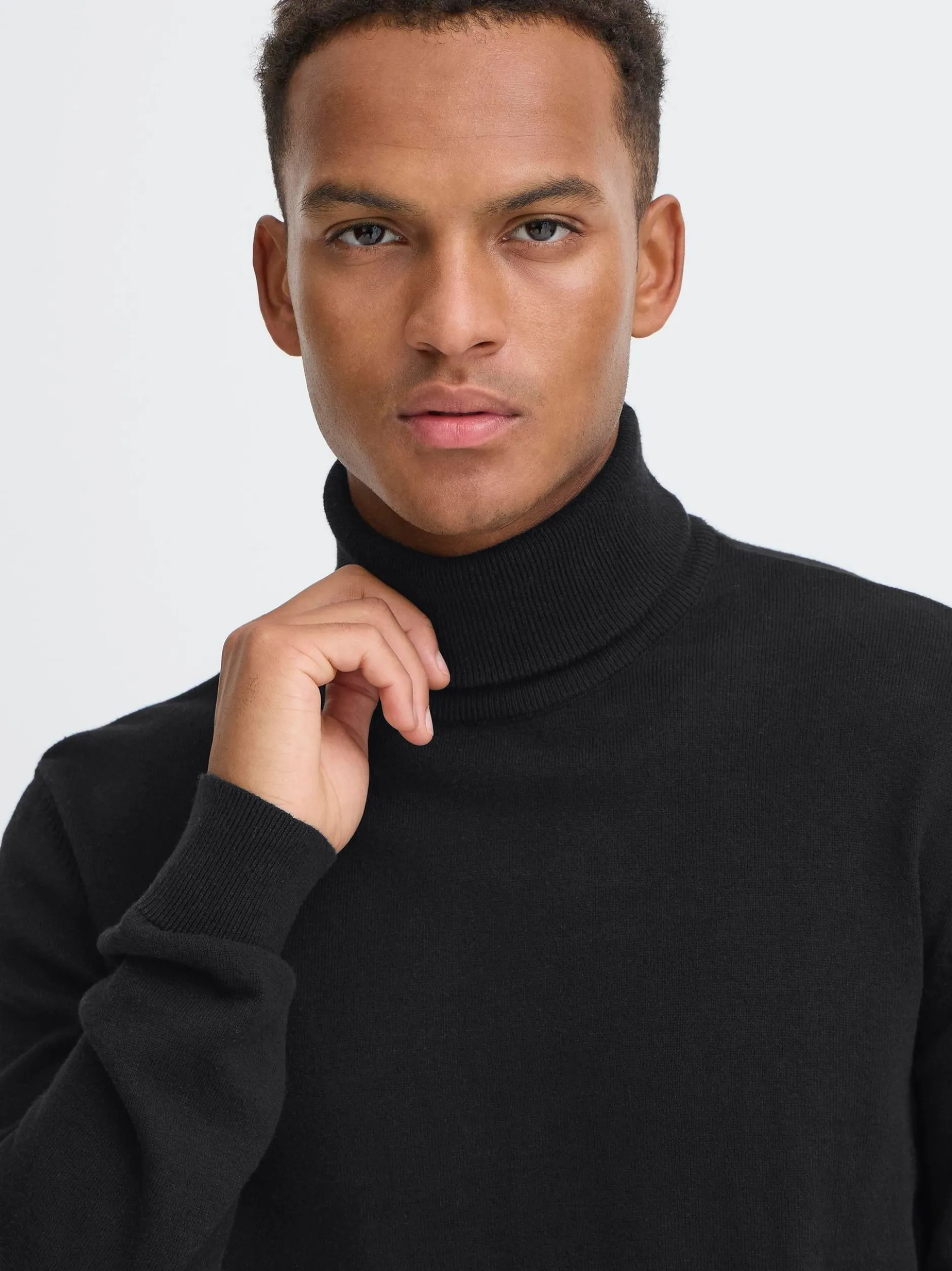 BLEND Herren Rollkragenpullover - BHBryan in schwarz