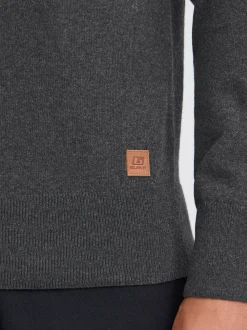 BLEND Herren Rollkragenpullover - BHFibes in anthrazit