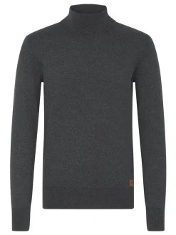 BLEND Herren Rollkragenpullover - BHFibes in anthrazit