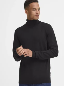 BLEND Herren Rollkragenpullover - BHDan in schwarz