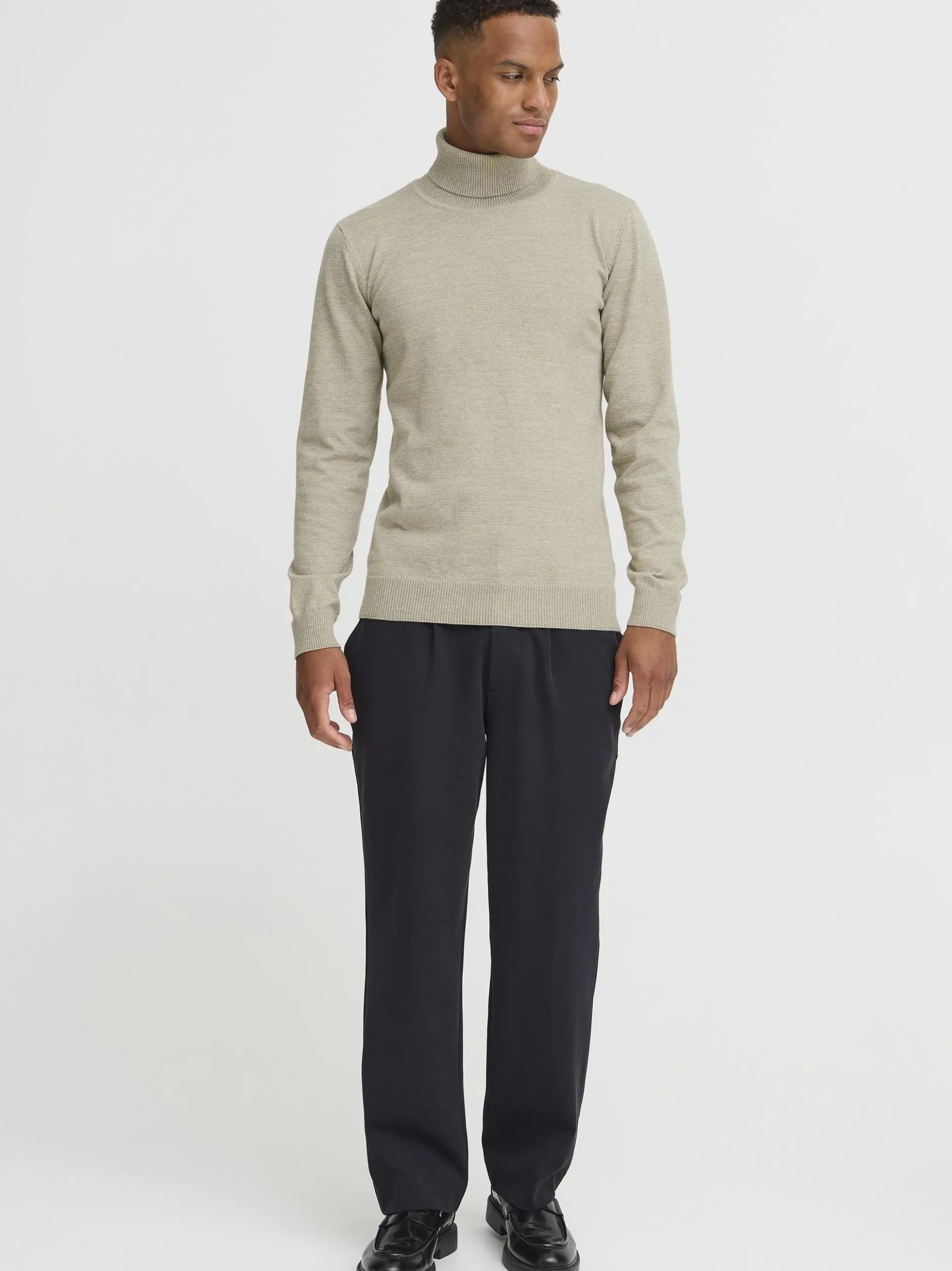 BLEND Herren Rollkragenpullover - BHCarsten in melange