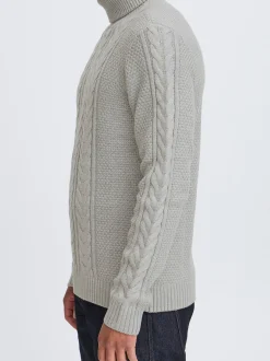 BLEND Herren Rollkragenpullover - BHBasim in grau