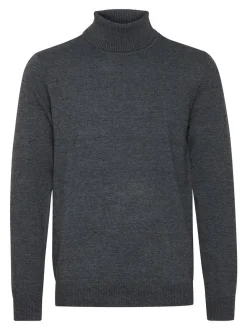 BLEND Herren Rollkragenpullover - BHCarsten in anthrazit