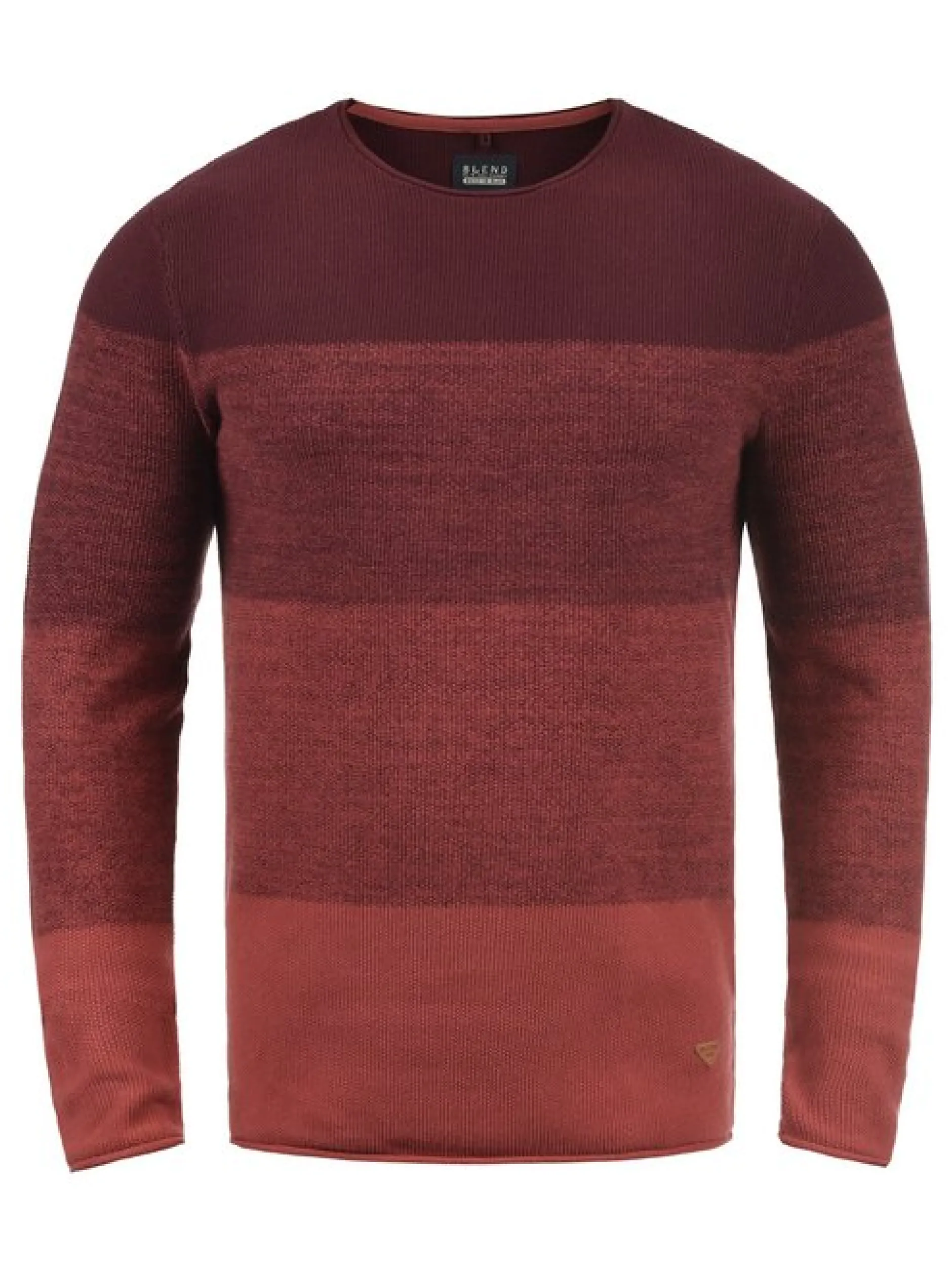 BLEND Herren Rundhalspullover - BHBenno in rot