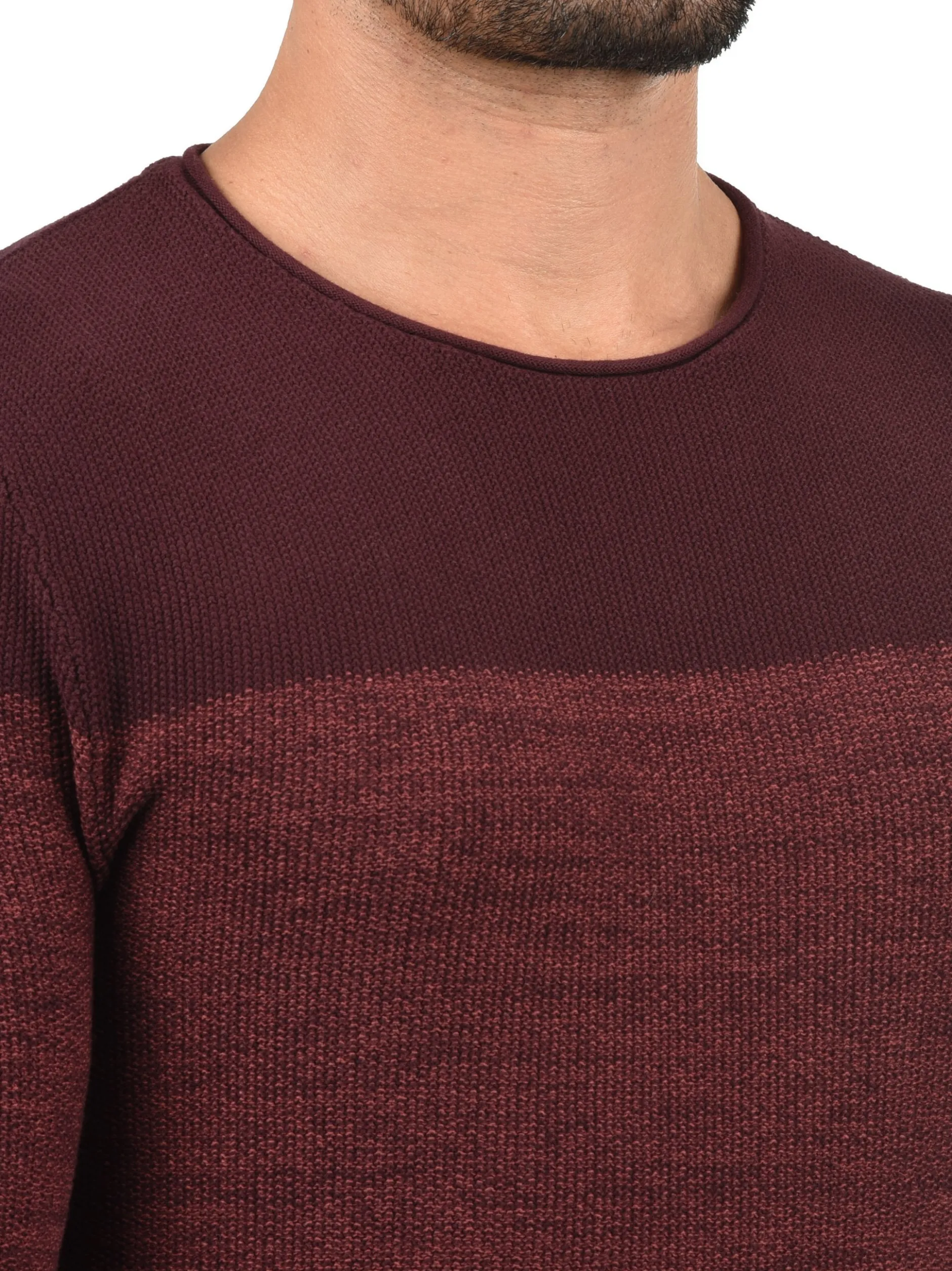 BLEND Herren Rundhalspullover - BHBenno in rot