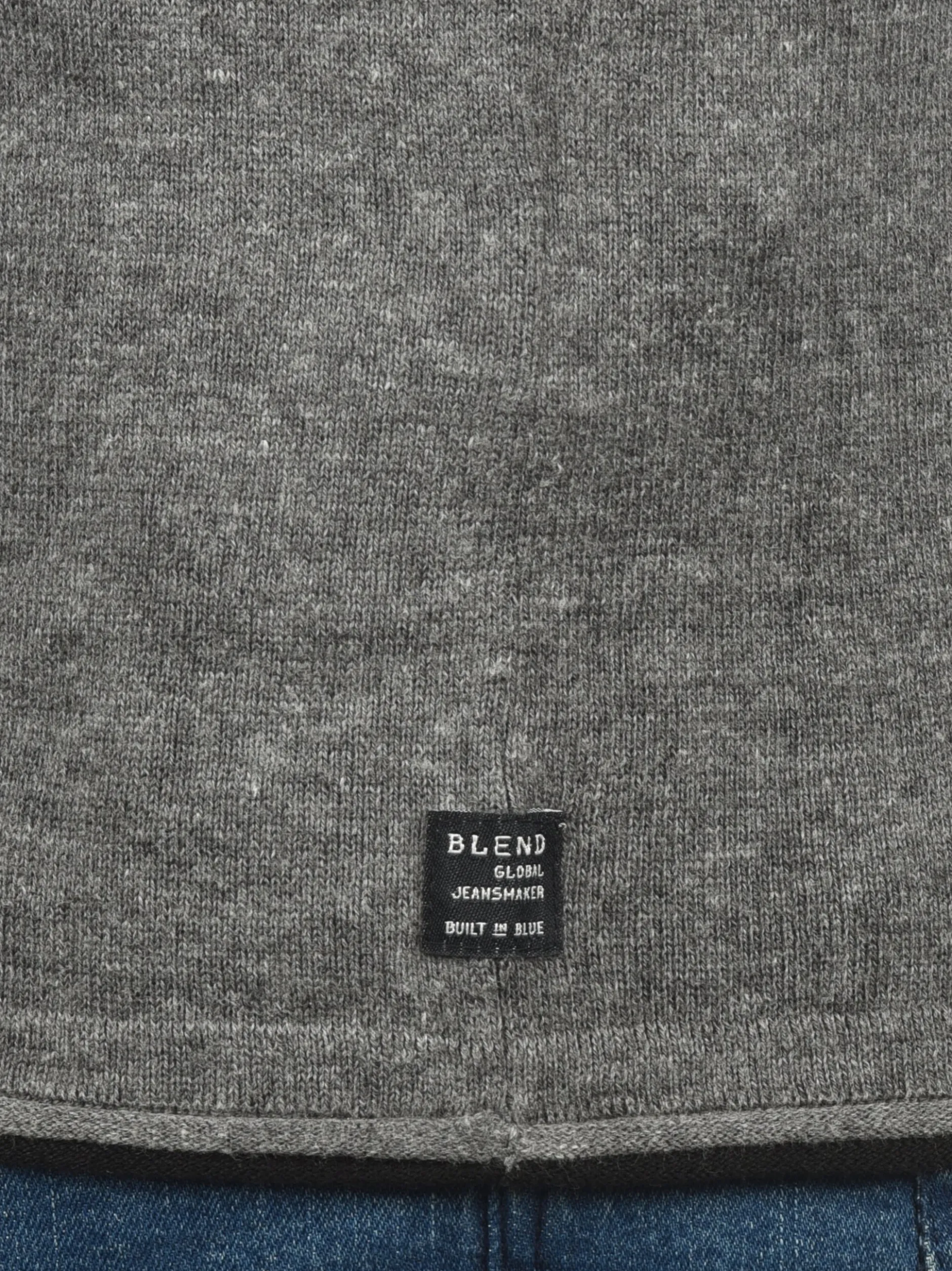 BLEND Herren Rundhalspullover - BHOdin in grau