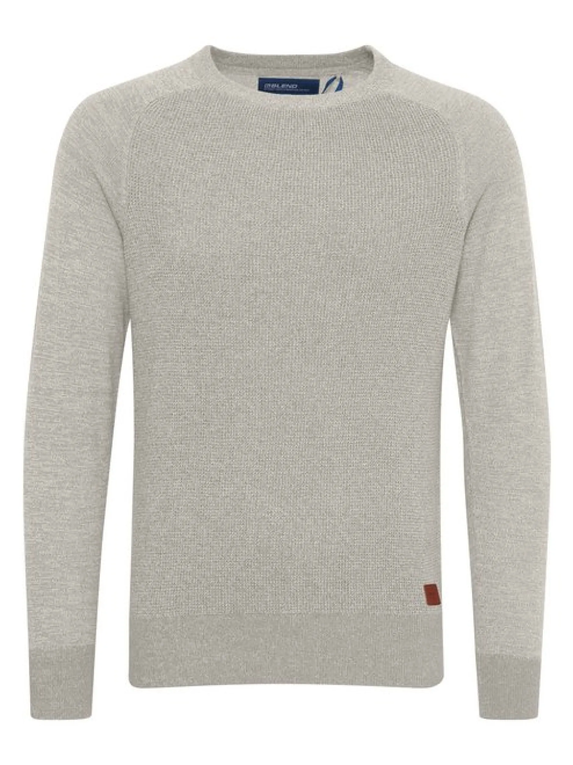 BLEND Herren Rundhalspullover - BHGandolf in grau