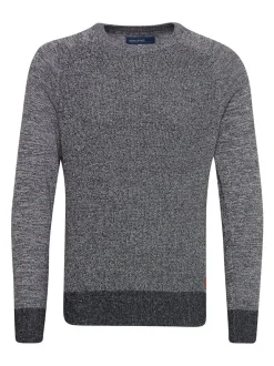 BLEND Herren Rundhalspullover - BHGandolf in schwarz