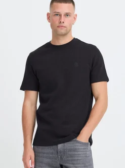 BLEND Herren Rundhalsshirt - BHFort in schwarz