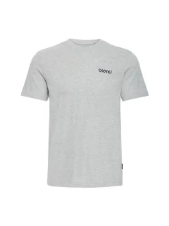 BLEND Herren Rundhalsshirt - BHFlow in grau
