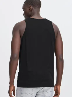 BLEND Herren Rundhalsshirt - BHEbil 2er-Pack in blau schwarz