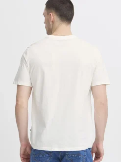 BLEND Herren Rundhalsshirt - BHJens in weiß