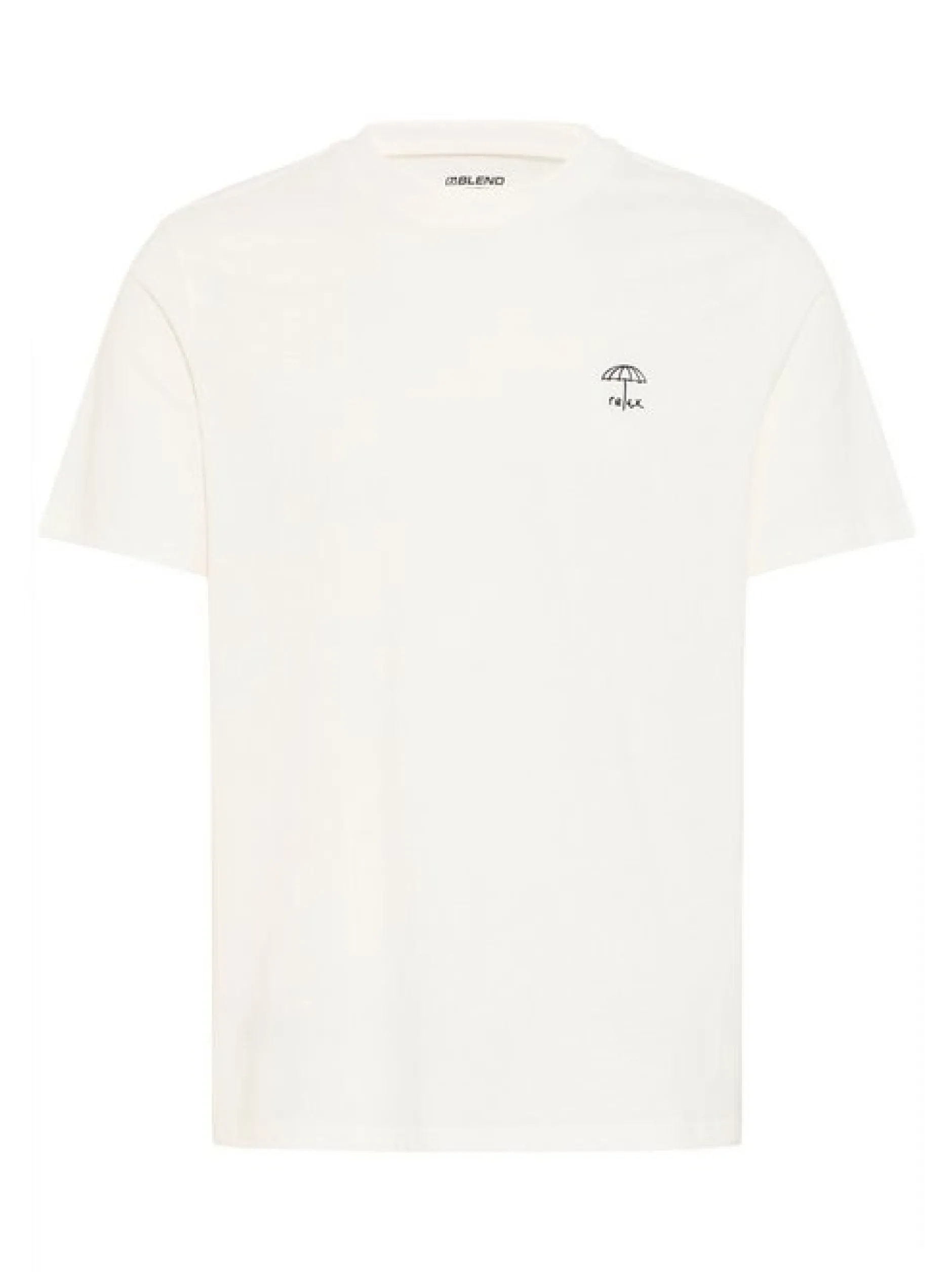 BLEND Herren Rundhalsshirt - BHJens in weiß