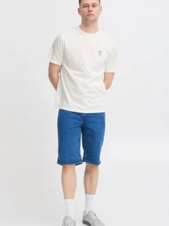 BLEND Herren Rundhalsshirt - BHJens in weiß