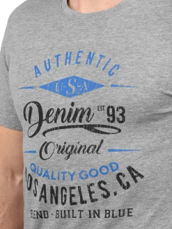 BLEND Herren Rundhalsshirt - BHDoppler in grau