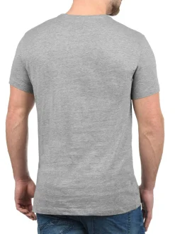 BLEND Herren Rundhalsshirt - BHDoppler in grau
