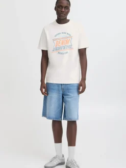 BLEND Herren Rundhalsshirt - BHJes in weiß
