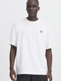 BLEND Herren Rundhalsshirt - BHBamo in weiß