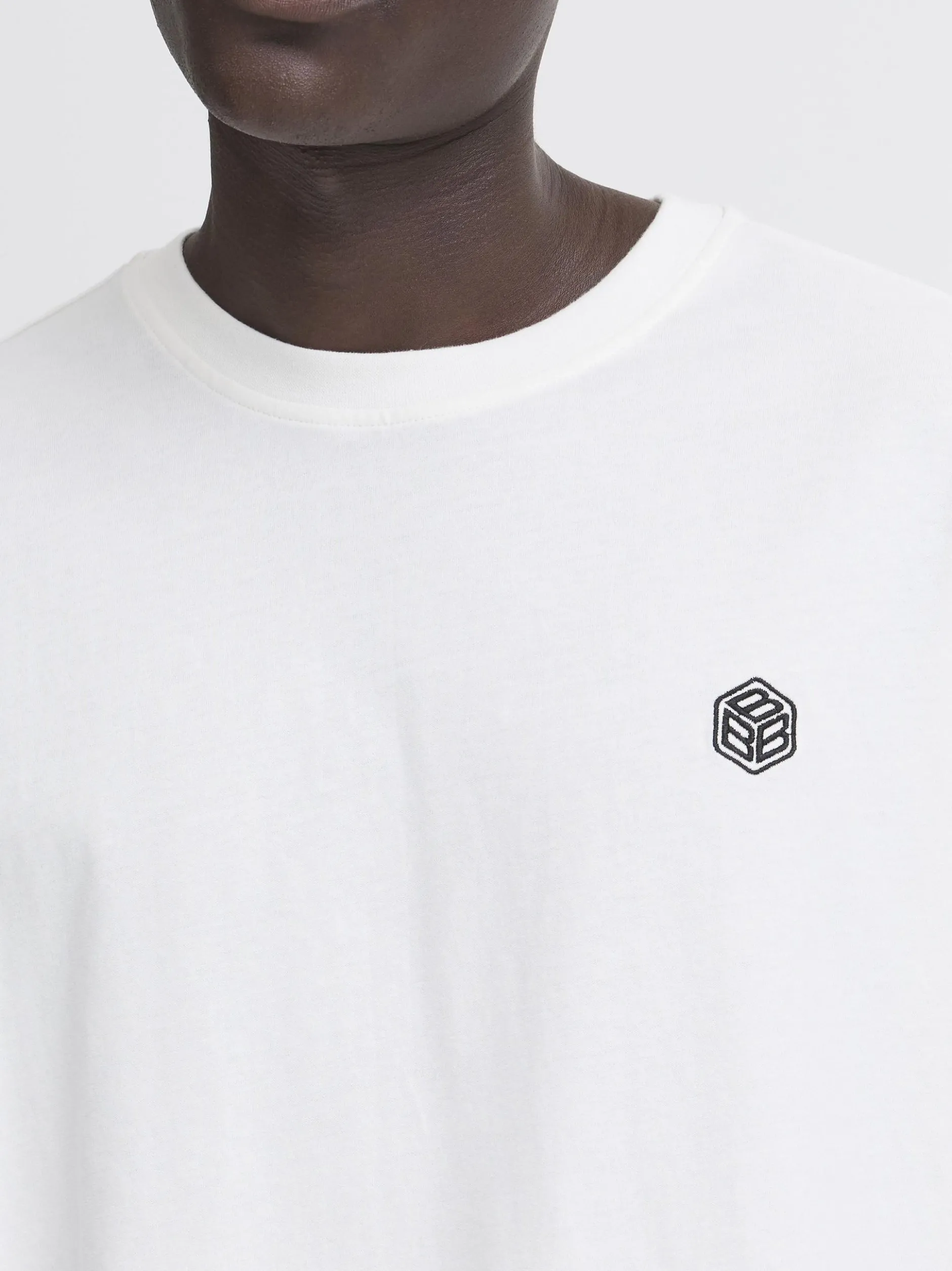 BLEND Herren Rundhalsshirt - BHBamo in weiß
