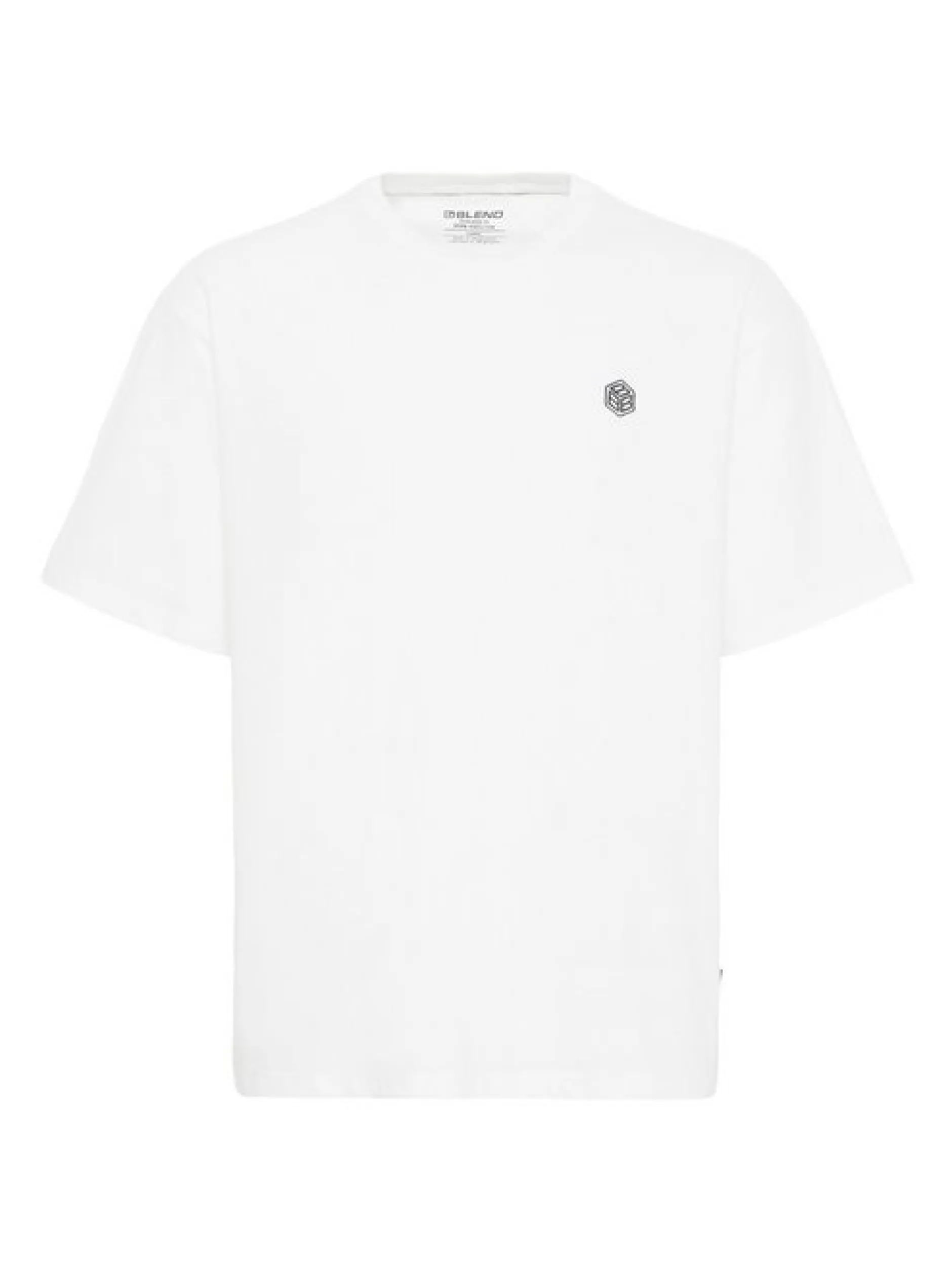BLEND Herren Rundhalsshirt - BHBamo in weiß