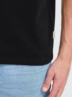 BLEND Herren Rundhalsshirt - BHBenni in schwarz