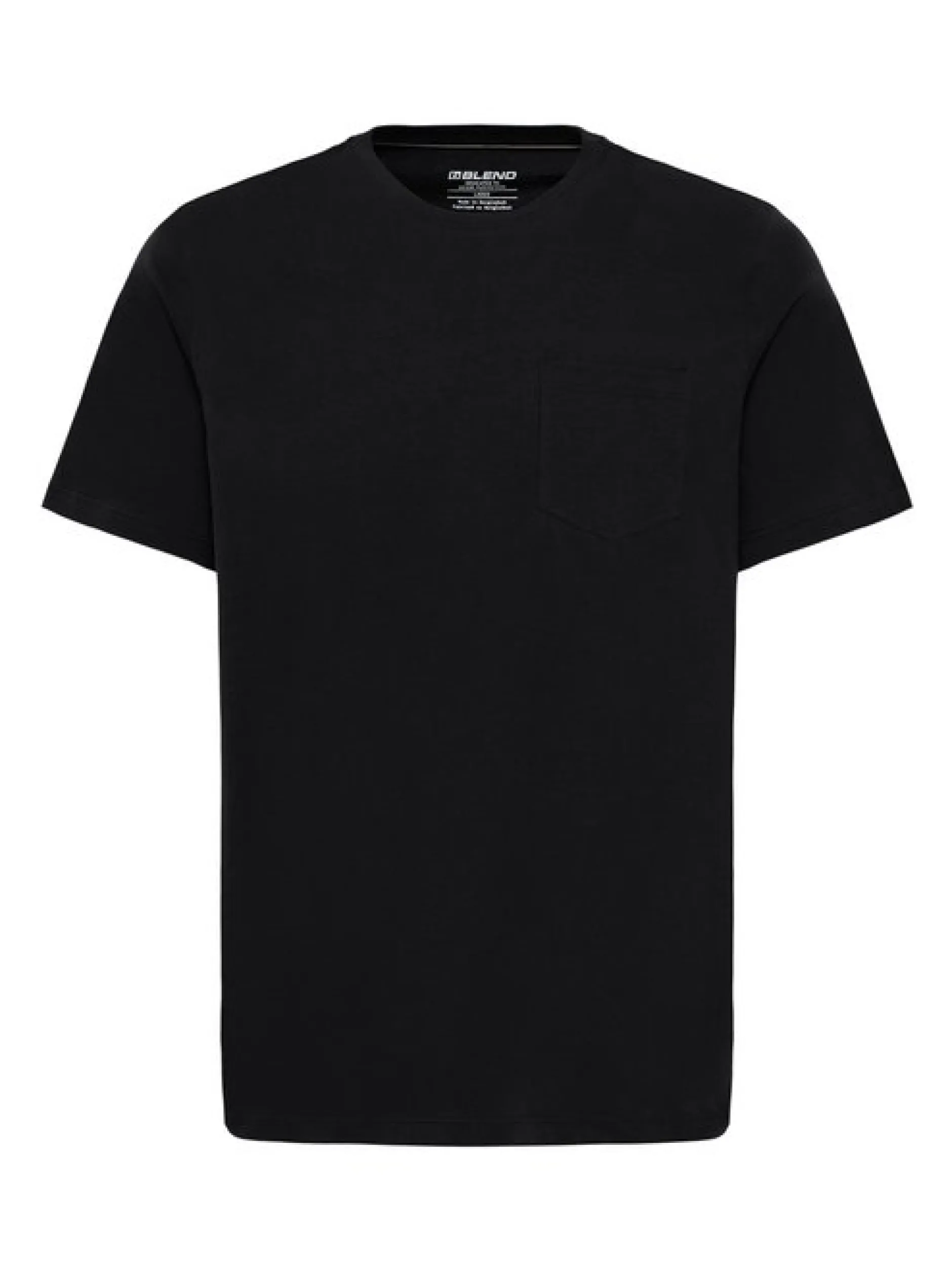 BLEND Herren Rundhalsshirt - BHBenni in schwarz