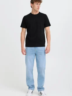 BLEND Herren Rundhalsshirt - BHBenni in schwarz