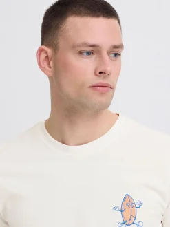 BLEND Herren Rundhalsshirt - BHSun in weiß