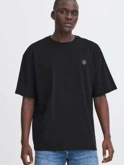 BLEND Herren Rundhalsshirt - BHBamo in schwarz