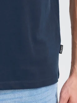 BLEND Herren Rundhalsshirt - BHEbo in blau