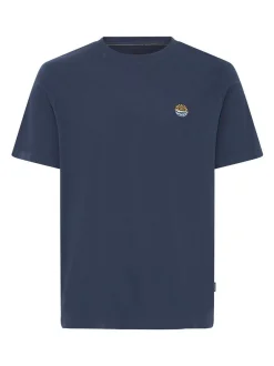 BLEND Herren Rundhalsshirt - BHEbo in blau