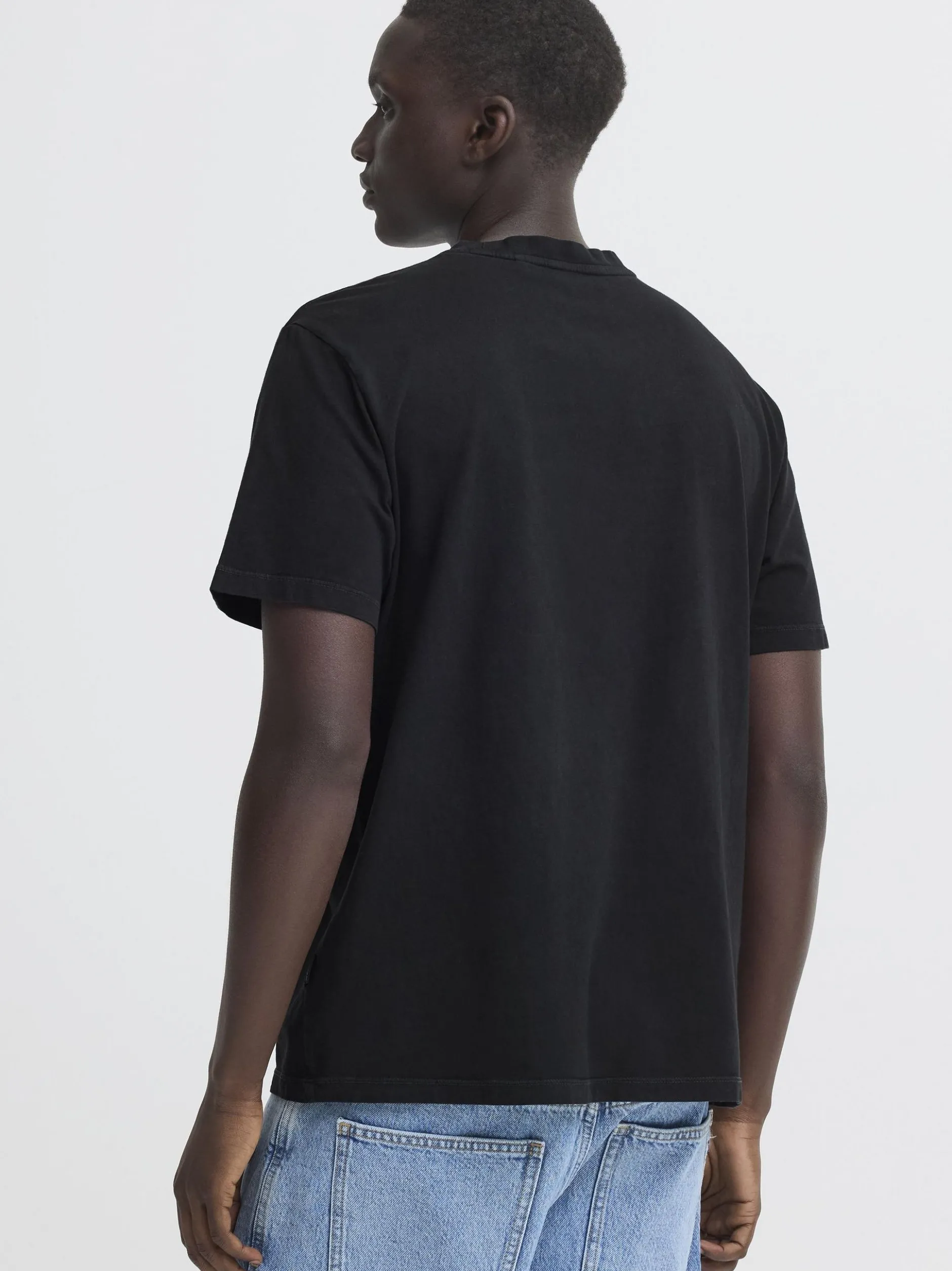 BLEND Herren Rundhalsshirt - BHKayden in schwarz