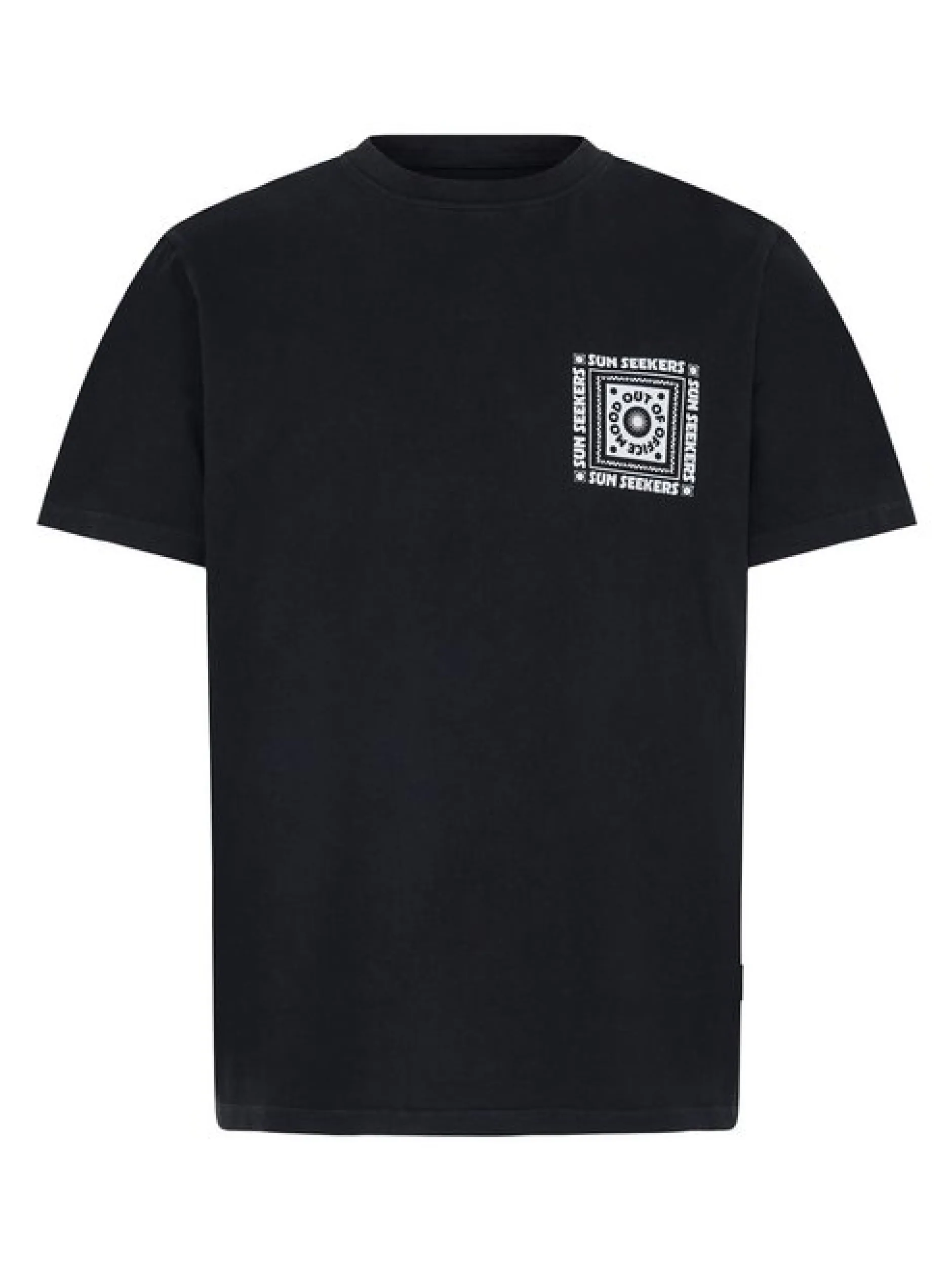 BLEND Herren Rundhalsshirt - BHKayden in schwarz