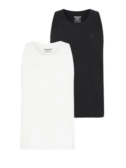 BLEND Herren Rundhalsshirt - BHEbil 2er-Pack in weiß