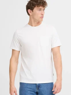 BLEND Herren Rundhalsshirt - BHBenni in weiß