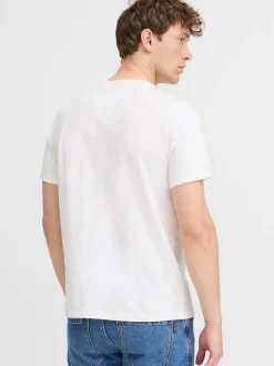 BLEND Herren Rundhalsshirt - BHBenni in weiß