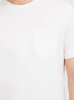 BLEND Herren Rundhalsshirt - BHBenni in weiß