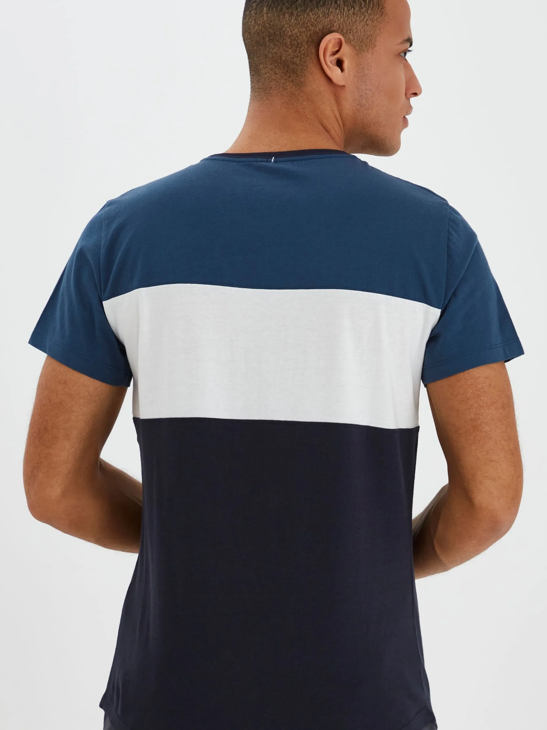 BLEND Herren Rundhalsshirt - BHNero in marine
