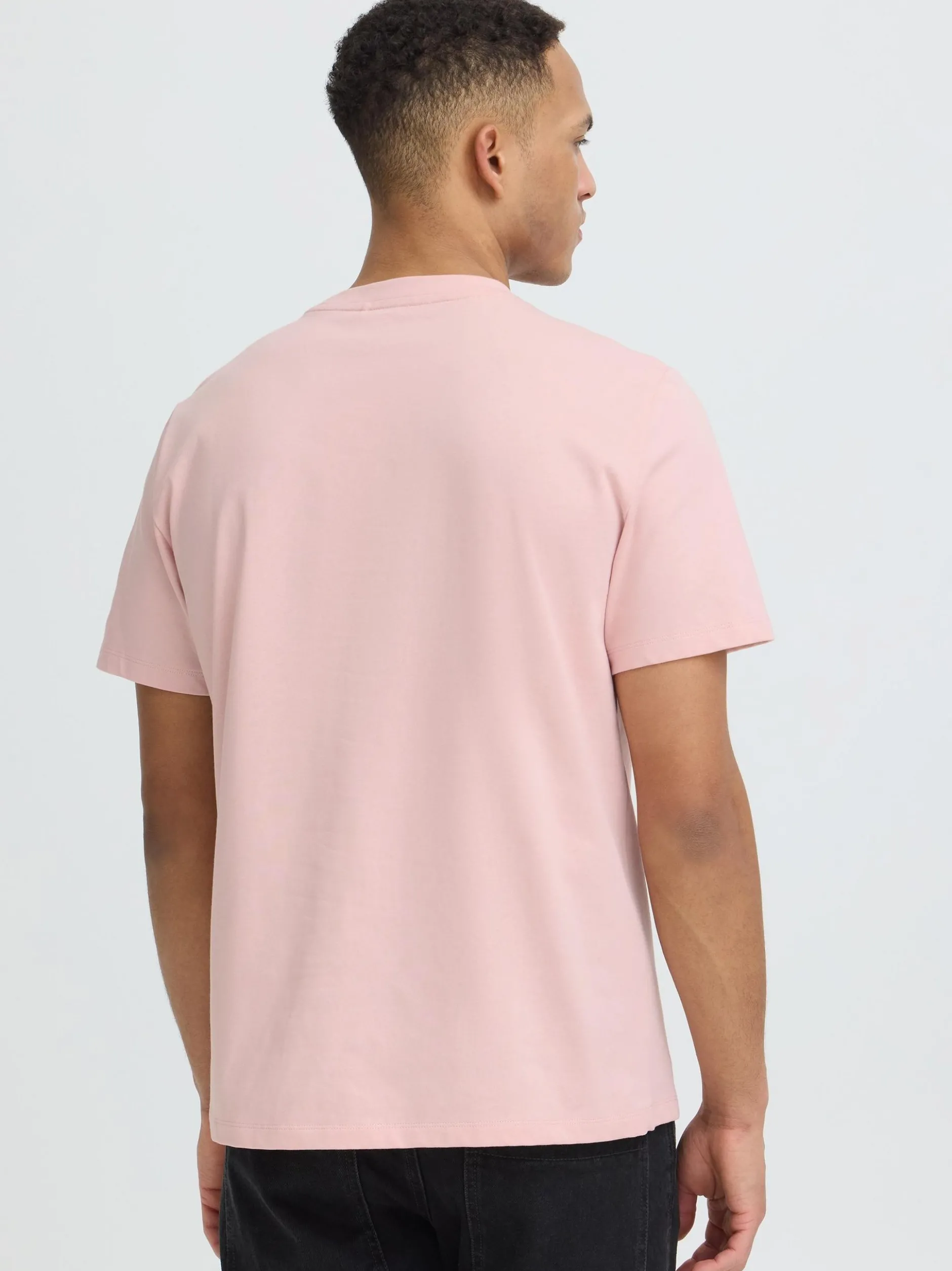 BLEND Herren Rundhalsshirt - BHKarsten in rosa