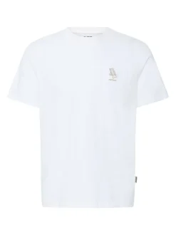BLEND Herren Rundhalsshirt - BHJeppe in weiß
