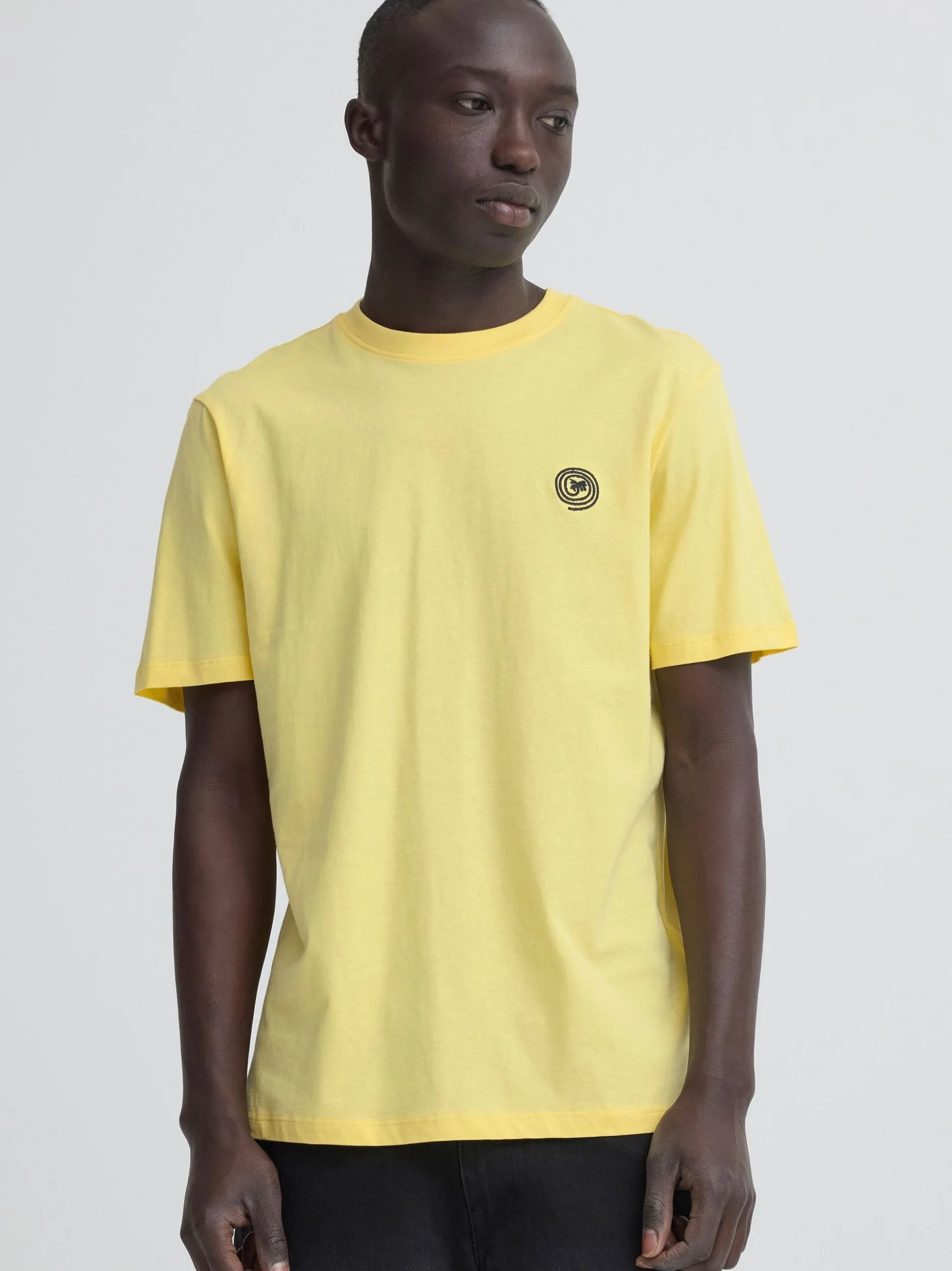 BLEND Herren Rundhalsshirt - BHKamil in gelb