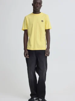 BLEND Herren Rundhalsshirt - BHKamil in gelb