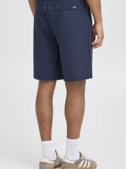 BLEND Herren Shorts - BHBay Linen in blau