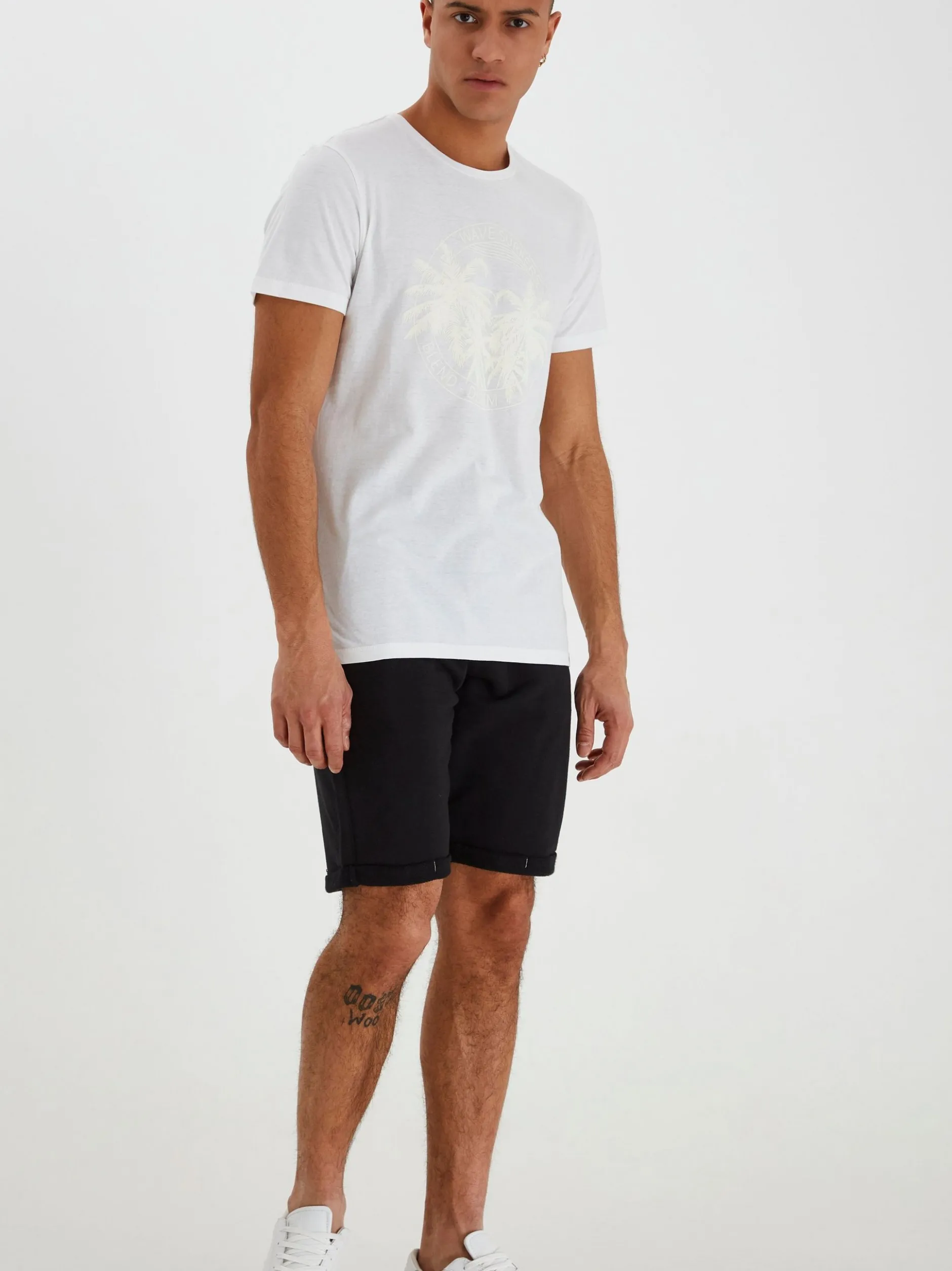 BLEND Herren Stoffshorts - BHJamie in schwarz
