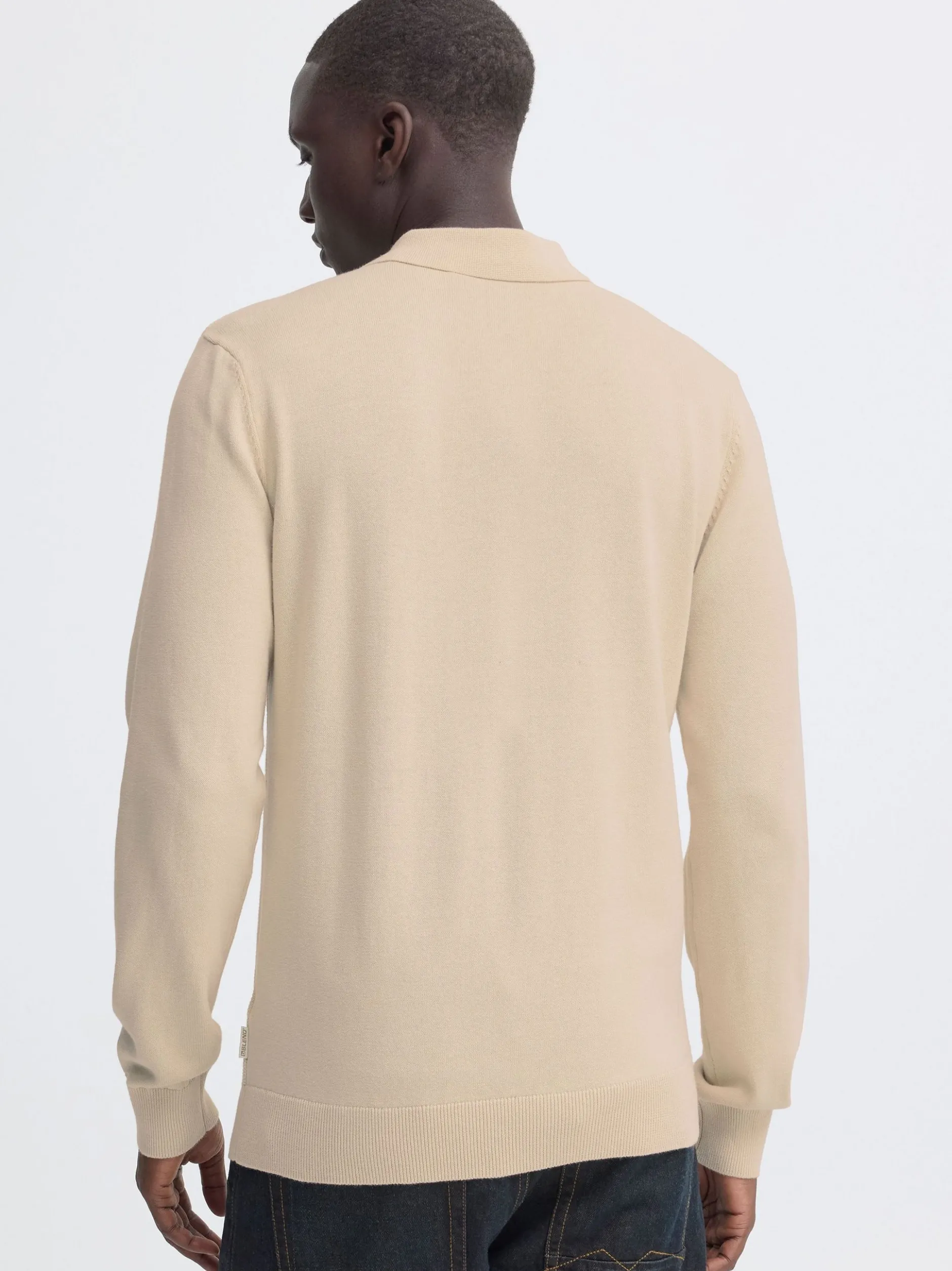 BLEND Herren Strickjacke - BHBaron in vanille