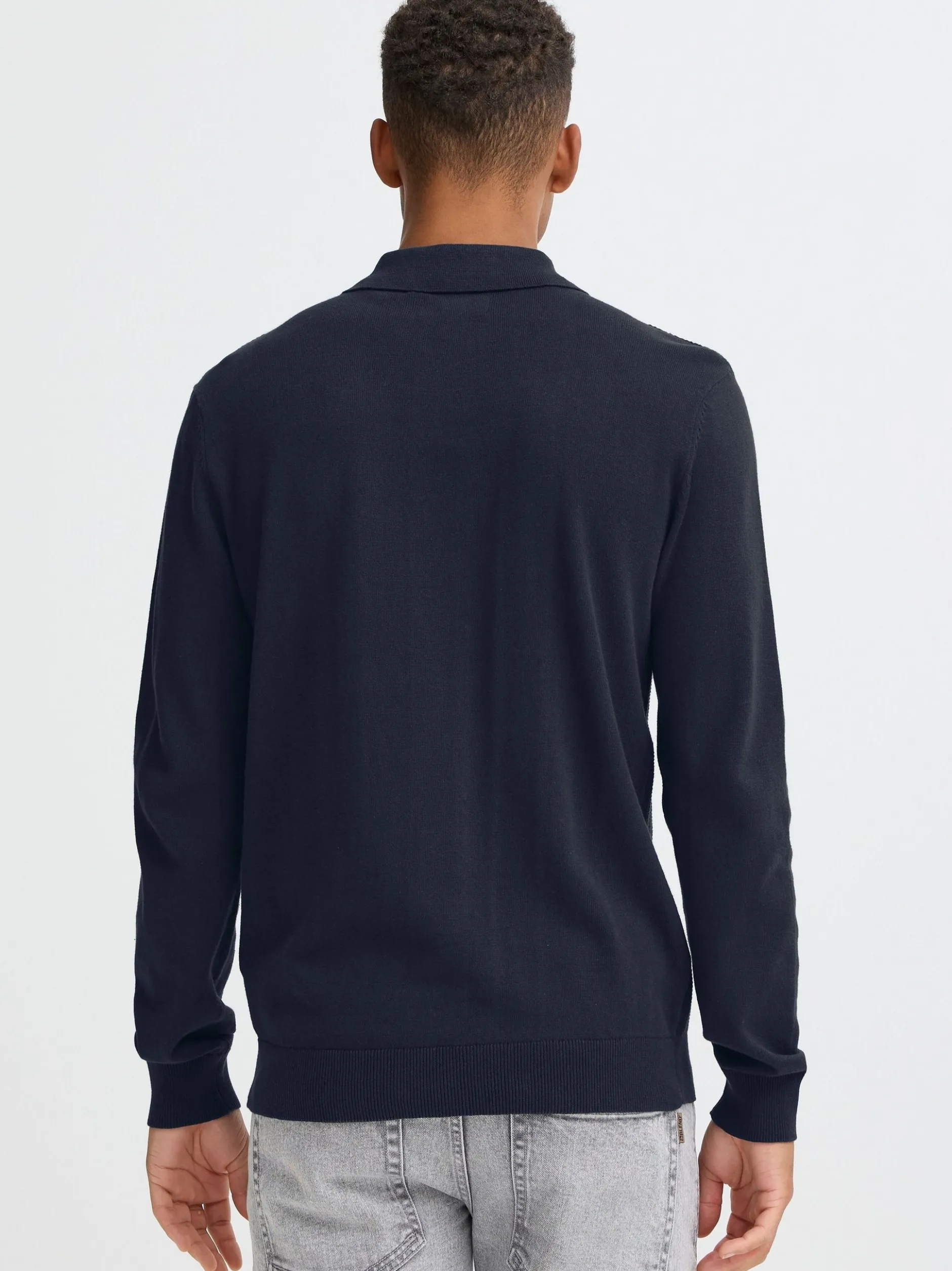 BLEND Herren Strickjacke - BHBaron in blau