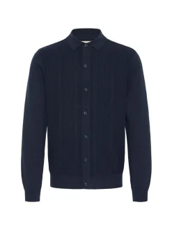 BLEND Herren Strickjacke - BHBaron in blau
