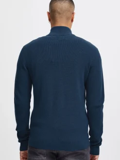 BLEND Herren Strickjacke - BHCodford in blau