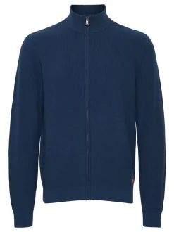 BLEND Herren Strickjacke - BHCodford in blau